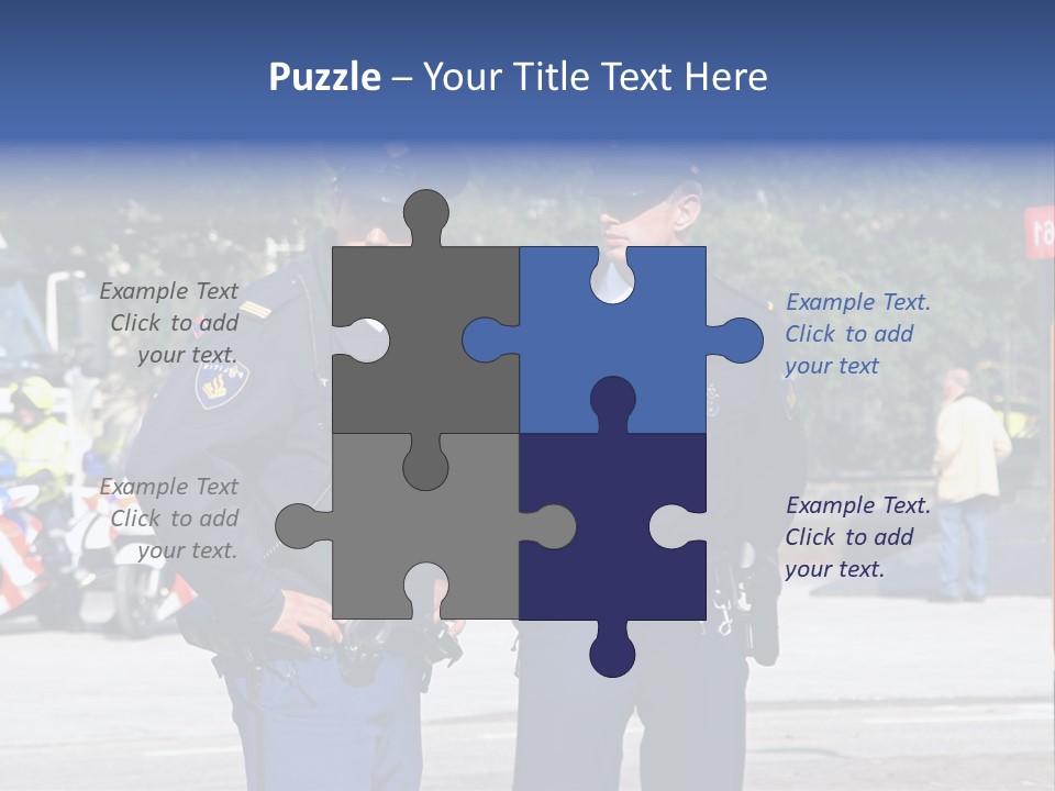 Police Young Prinsjesdag PowerPoint Template