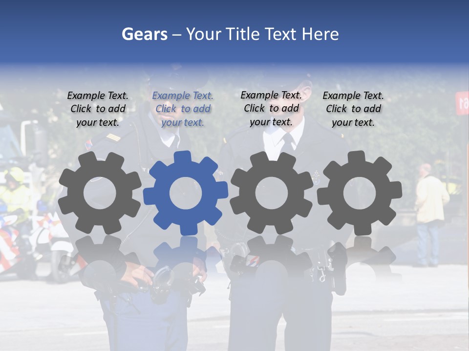 Police Young Prinsjesdag PowerPoint Template