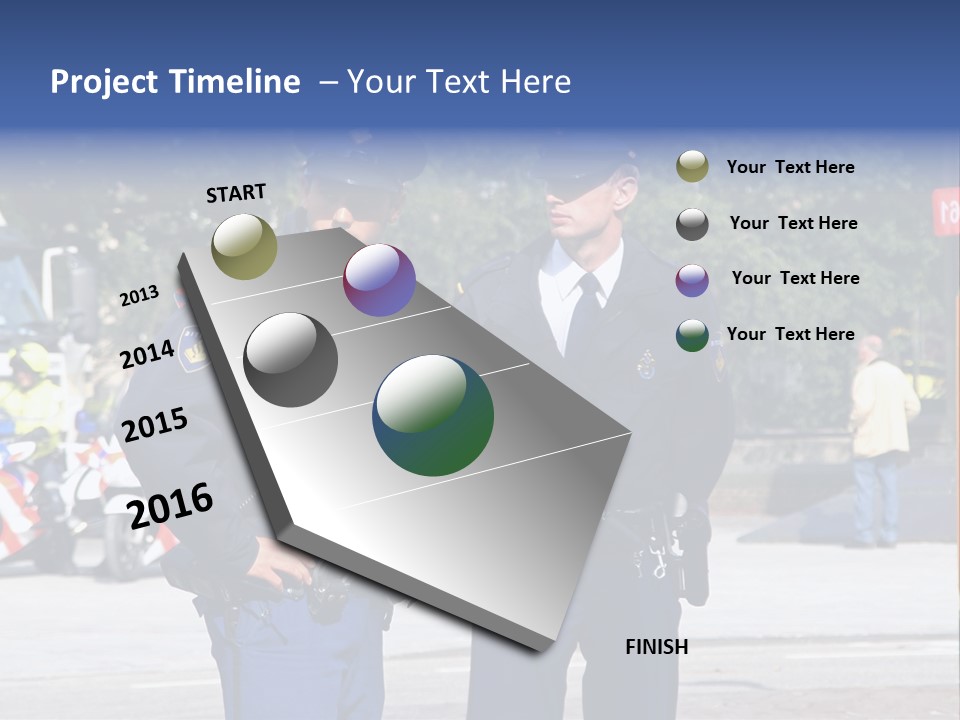 Police Young Prinsjesdag PowerPoint Template