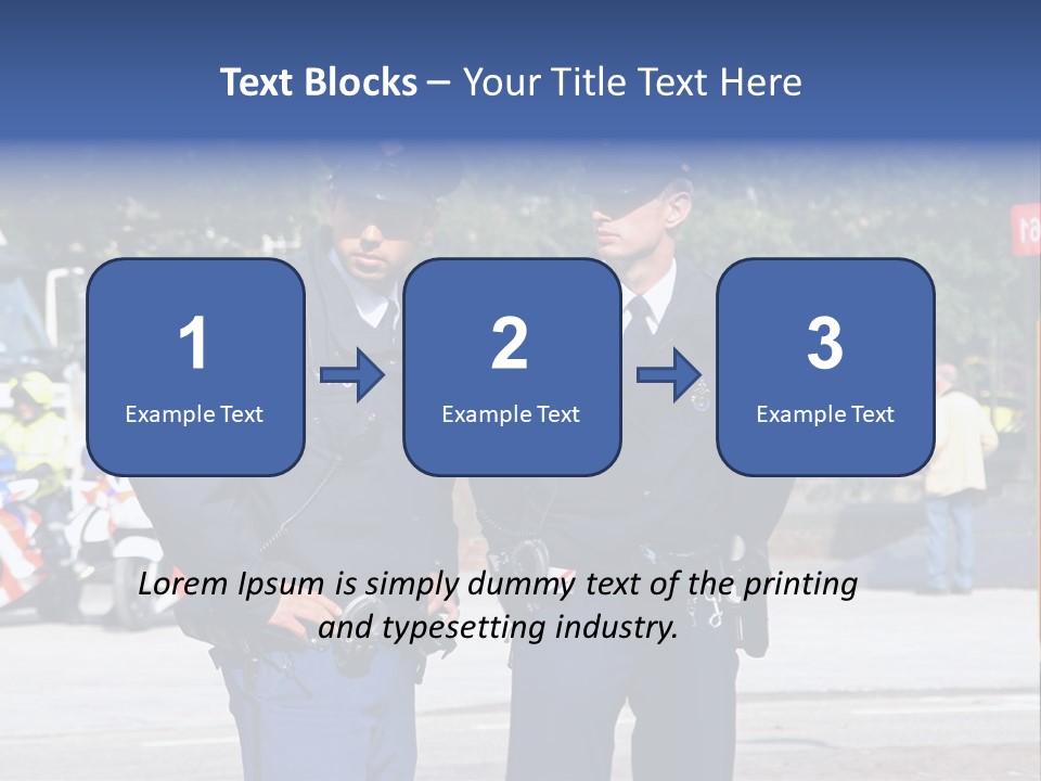 Police Young Prinsjesdag PowerPoint Template