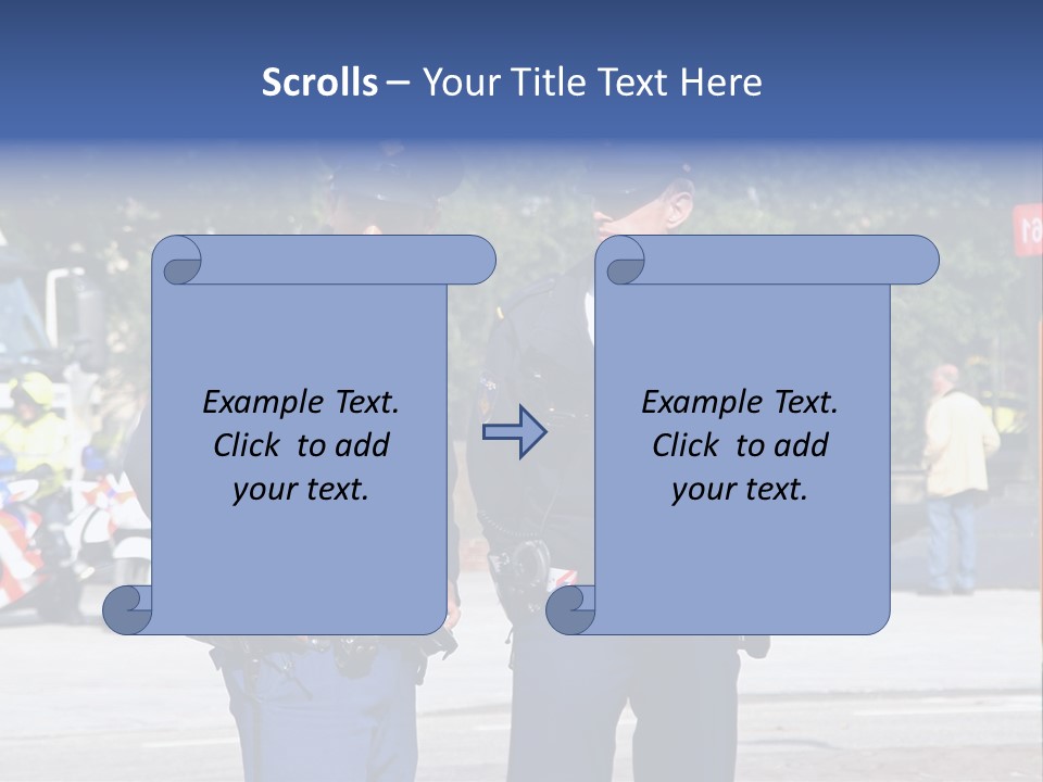 Police Young Prinsjesdag PowerPoint Template