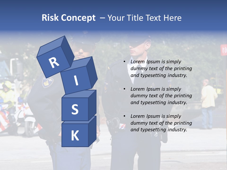 Police Young Prinsjesdag PowerPoint Template