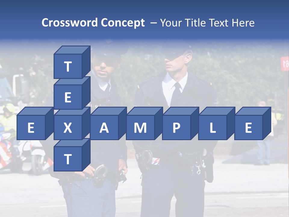 Police Young Prinsjesdag PowerPoint Template