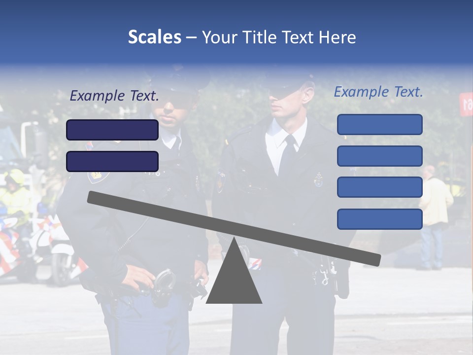 Police Young Prinsjesdag PowerPoint Template