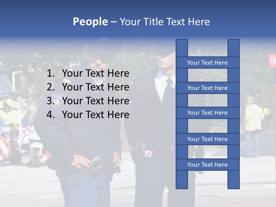 Police Young Prinsjesdag PowerPoint Template