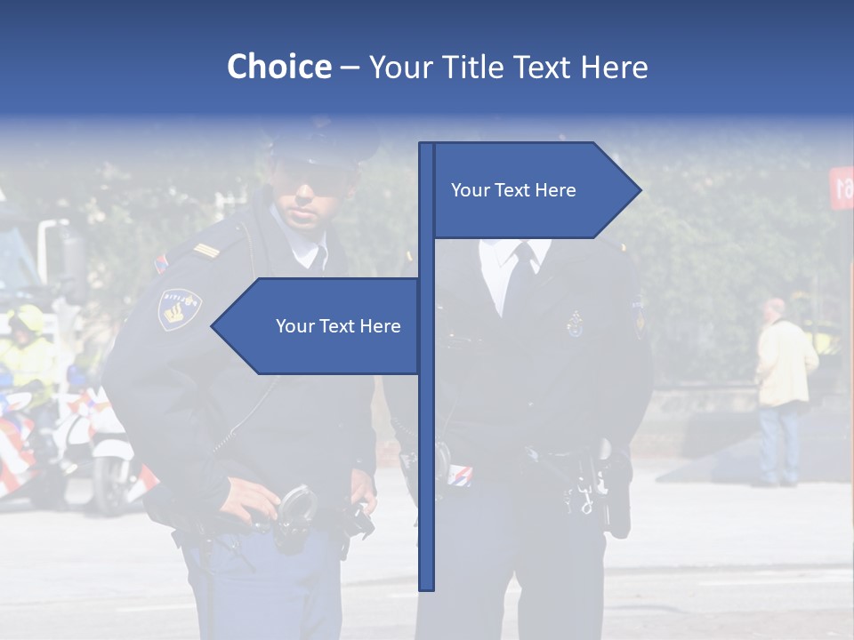 Police Young Prinsjesdag PowerPoint Template
