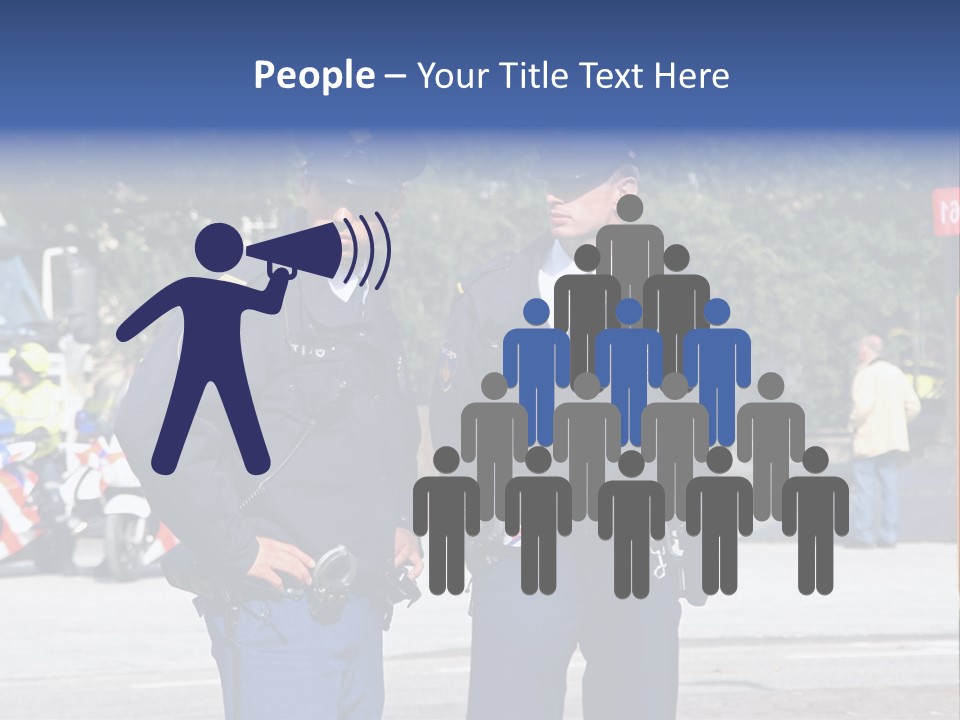 Police Young Prinsjesdag PowerPoint Template