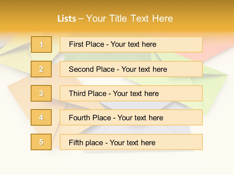 Stationery Closed Many PowerPoint Template