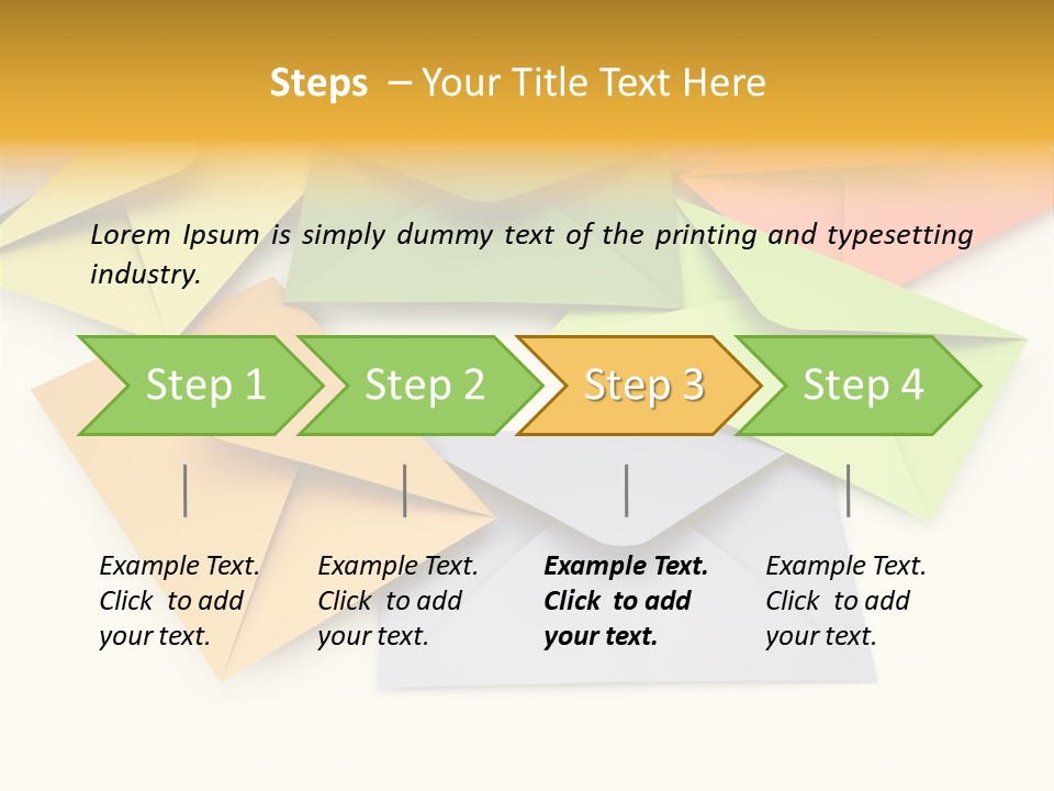 Stationery Closed Many PowerPoint Template