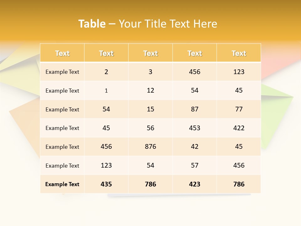 Stationery Closed Many PowerPoint Template