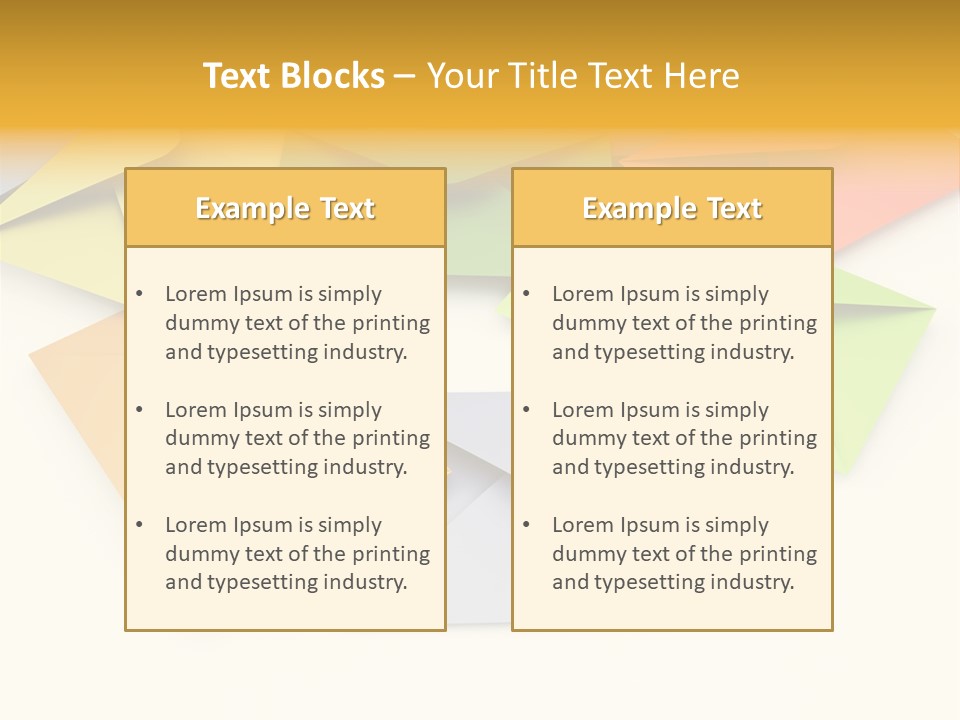 Stationery Closed Many PowerPoint Template