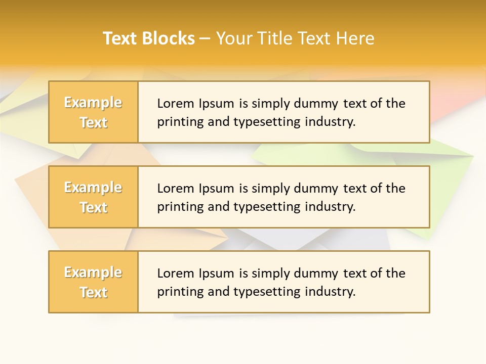 Stationery Closed Many PowerPoint Template