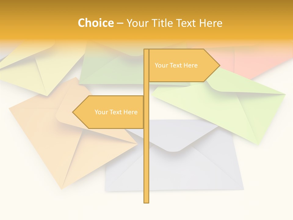 Stationery Closed Many PowerPoint Template