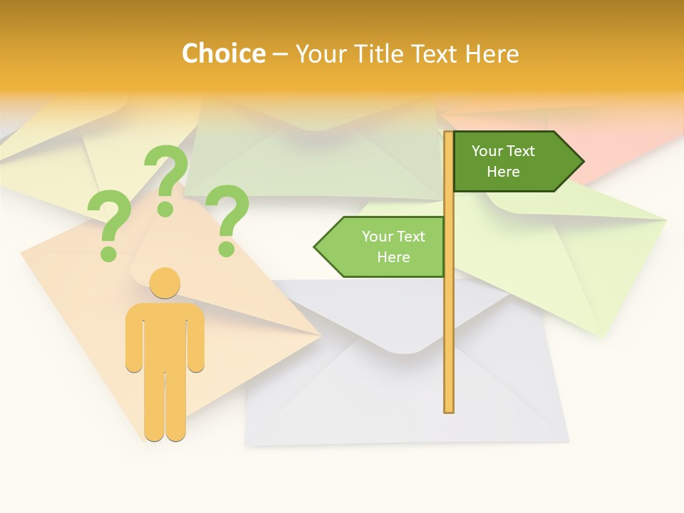 Stationery Closed Many PowerPoint Template