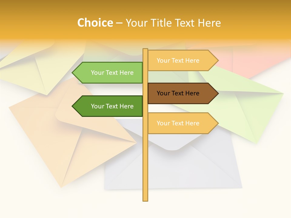 Stationery Closed Many PowerPoint Template