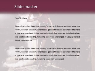Sexy Twilight Pose PowerPoint Template