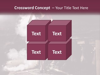 Sexy Twilight Pose PowerPoint Template