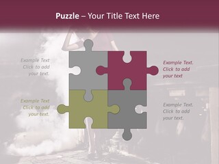 Sexy Twilight Pose PowerPoint Template