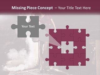 Sexy Twilight Pose PowerPoint Template