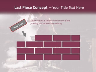 Sexy Twilight Pose PowerPoint Template