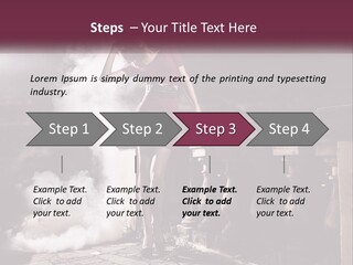 Sexy Twilight Pose PowerPoint Template