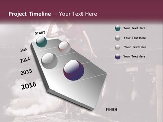 Sexy Twilight Pose PowerPoint Template
