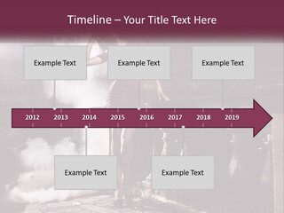 Sexy Twilight Pose PowerPoint Template
