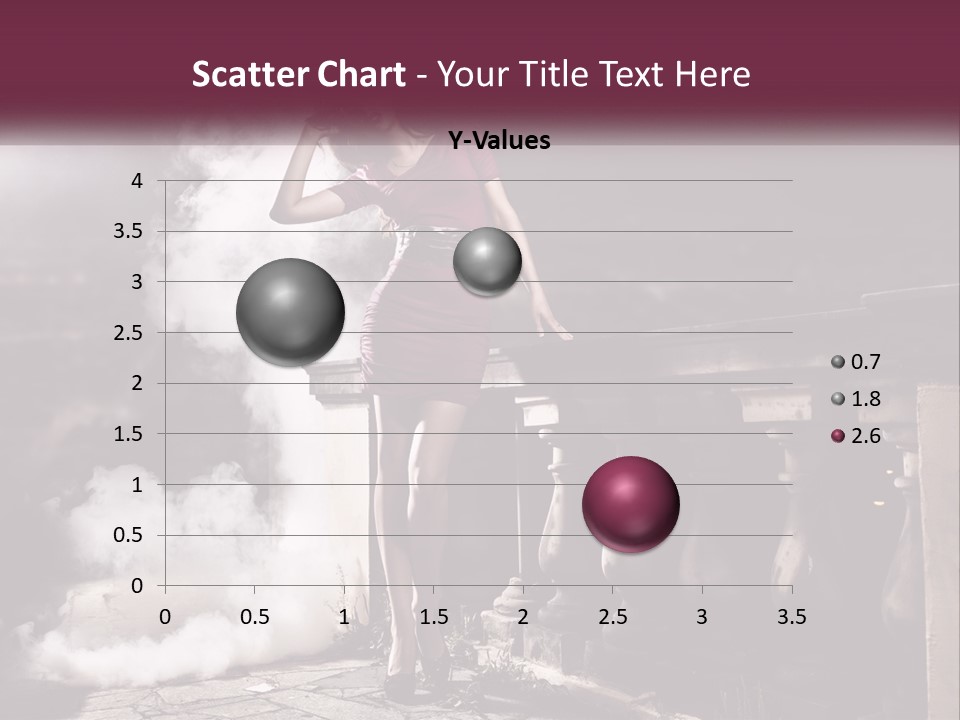 Sexy Twilight Pose PowerPoint Template