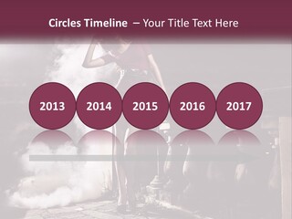 Sexy Twilight Pose PowerPoint Template