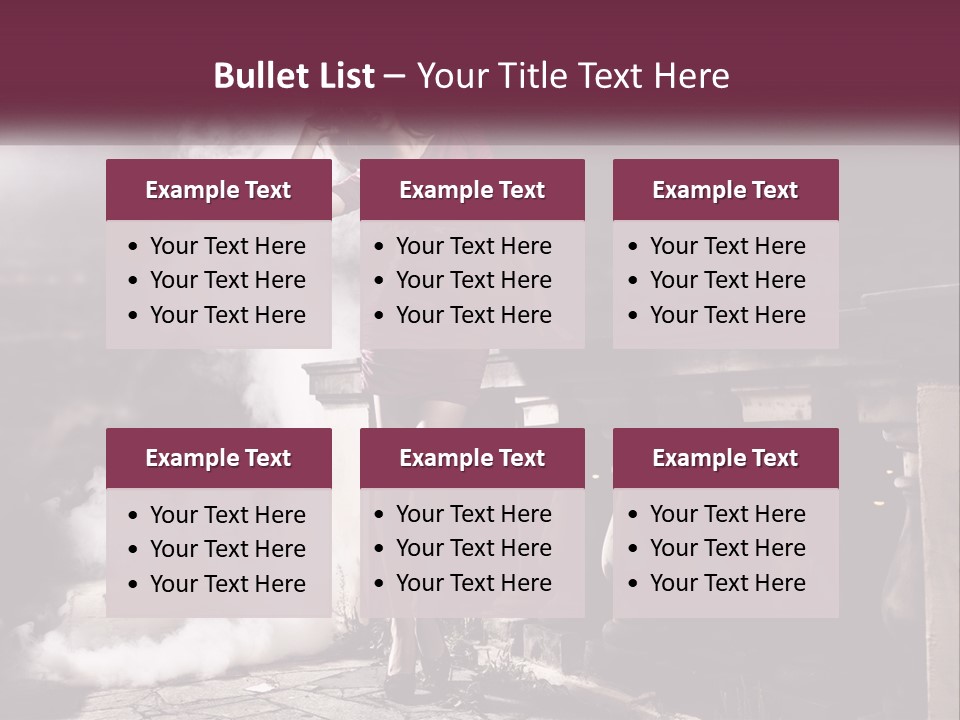 Sexy Twilight Pose PowerPoint Template