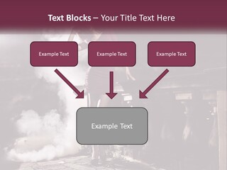Sexy Twilight Pose PowerPoint Template