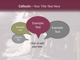 Sexy Twilight Pose PowerPoint Template
