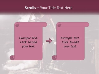 Sexy Twilight Pose PowerPoint Template