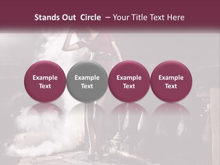 Sexy Twilight Pose PowerPoint Template
