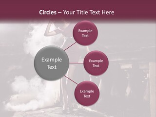 Sexy Twilight Pose PowerPoint Template