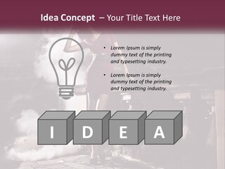 Sexy Twilight Pose PowerPoint Template