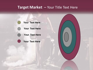 Sexy Twilight Pose PowerPoint Template