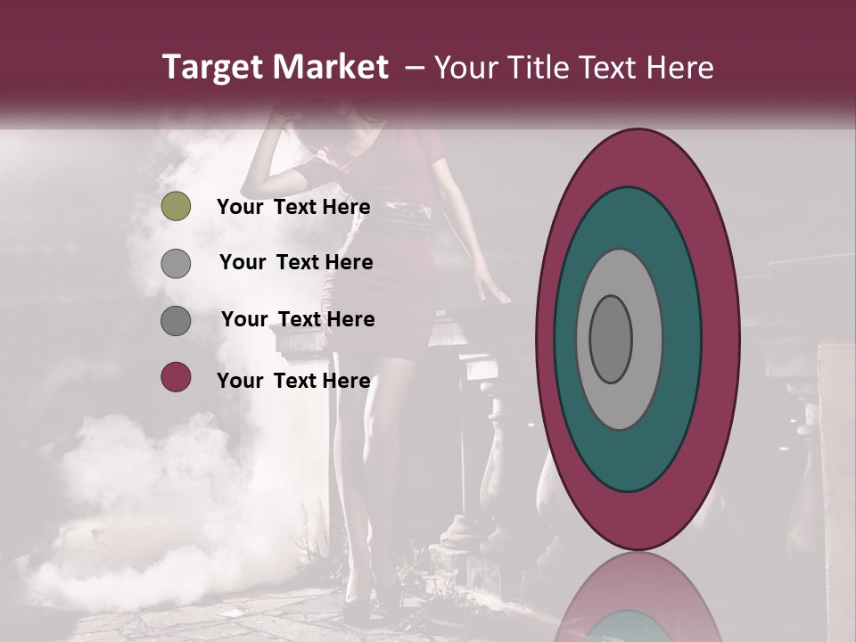 Sexy Twilight Pose PowerPoint Template