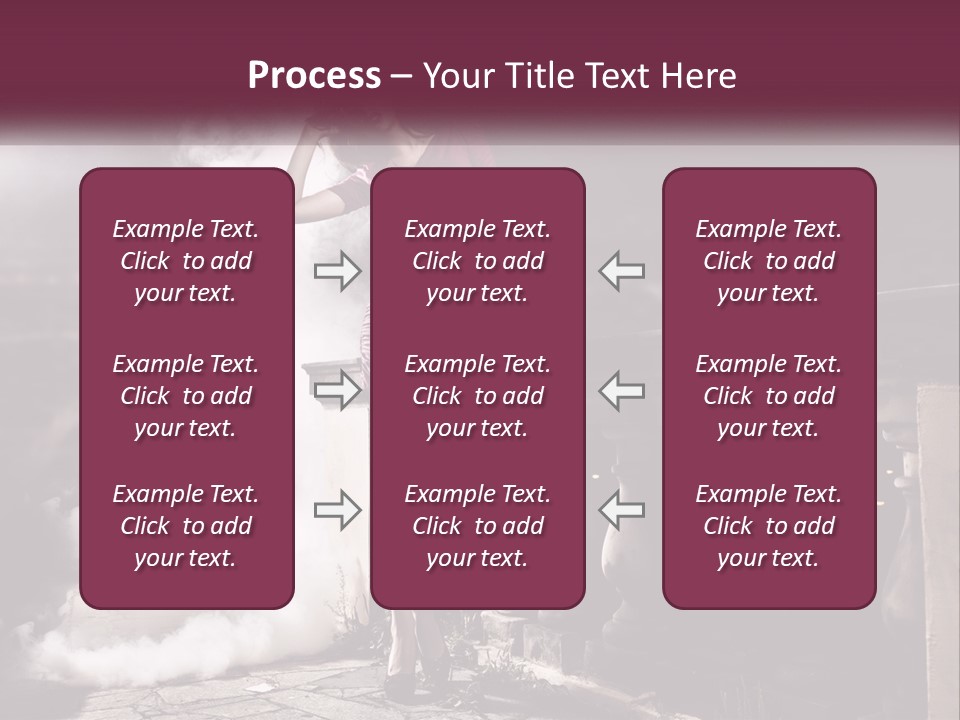 Sexy Twilight Pose PowerPoint Template