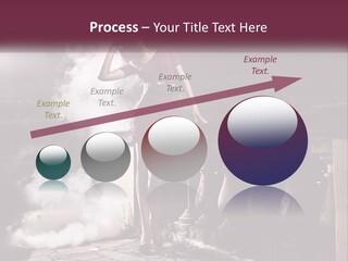 Sexy Twilight Pose PowerPoint Template