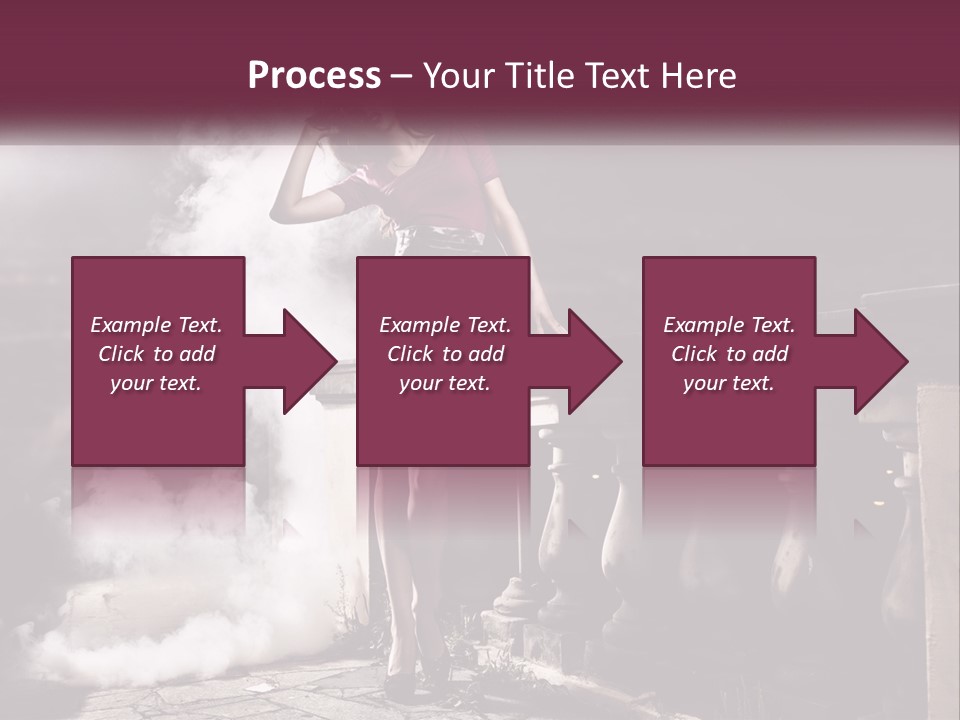 Sexy Twilight Pose PowerPoint Template
