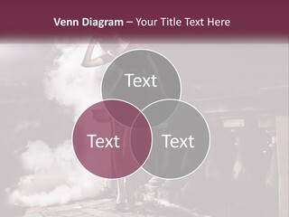 Sexy Twilight Pose PowerPoint Template