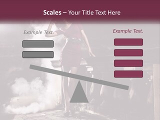 Sexy Twilight Pose PowerPoint Template