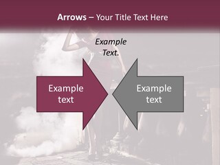 Sexy Twilight Pose PowerPoint Template