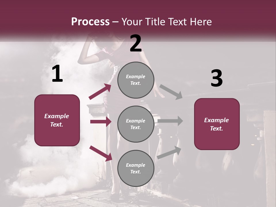 Sexy Twilight Pose PowerPoint Template