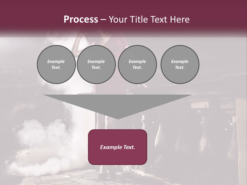 Sexy Twilight Pose PowerPoint Template