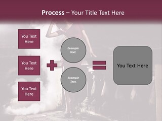 Sexy Twilight Pose PowerPoint Template