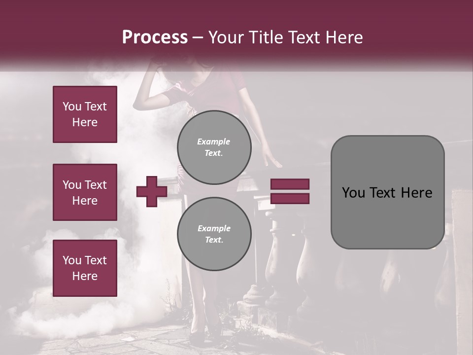Sexy Twilight Pose PowerPoint Template