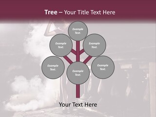 Sexy Twilight Pose PowerPoint Template