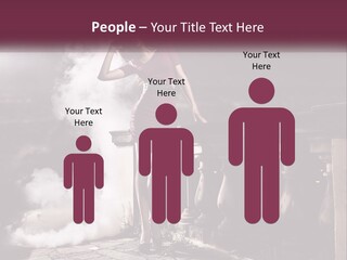 Sexy Twilight Pose PowerPoint Template